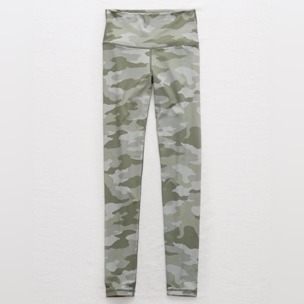 Aerie Chill Play Move Camo Workout Leggings | Size XL